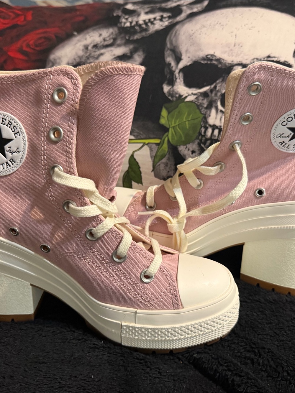 Converse Chuck Taylor 70 Deluxe High-Top Platform Heeled Boots